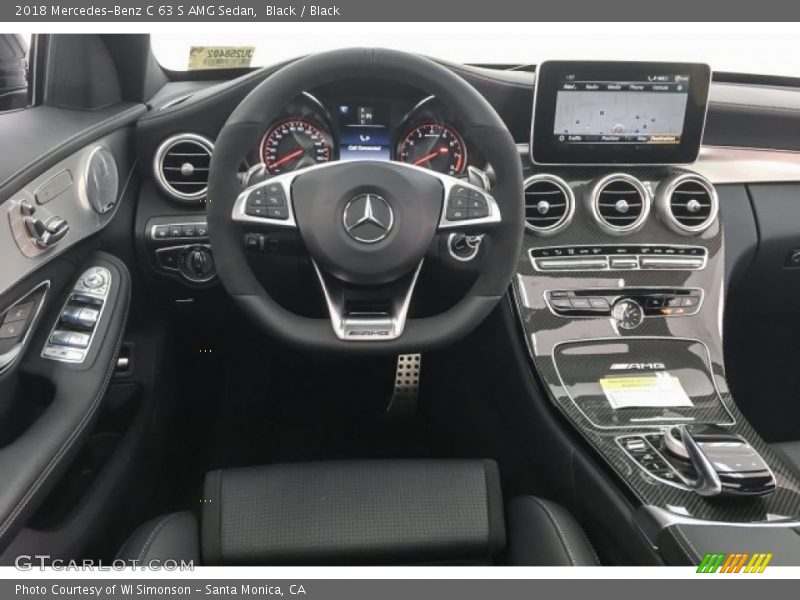 Black / Black 2018 Mercedes-Benz C 63 S AMG Sedan