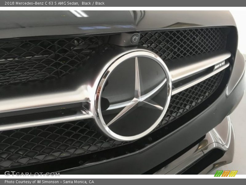 Black / Black 2018 Mercedes-Benz C 63 S AMG Sedan