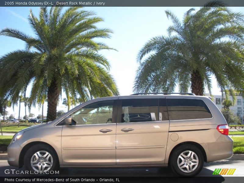 Desert Rock Metallic / Ivory 2005 Honda Odyssey EX-L