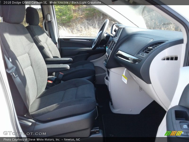 White Knuckle / Black/Light Graystone 2018 Dodge Grand Caravan SE