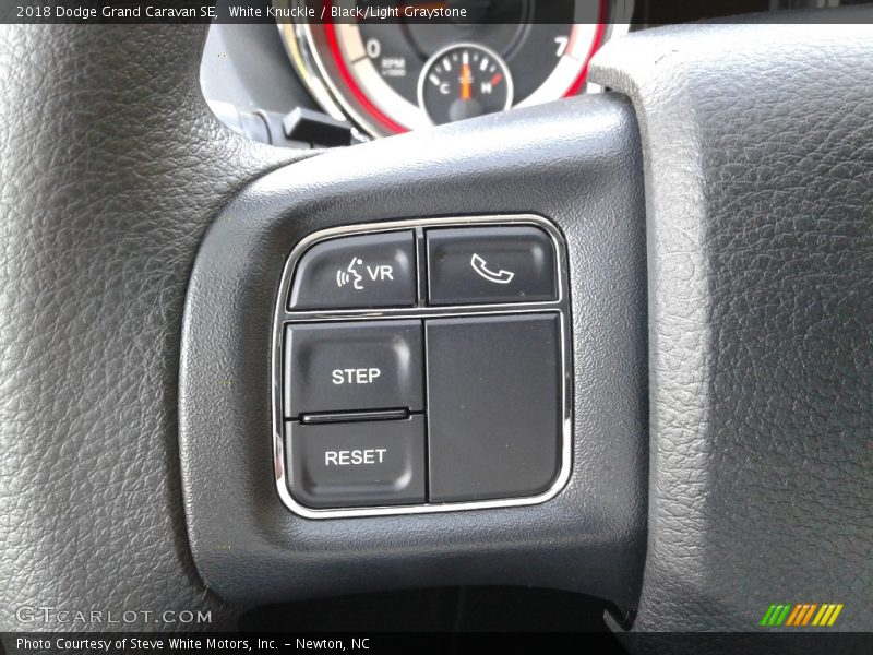 White Knuckle / Black/Light Graystone 2018 Dodge Grand Caravan SE