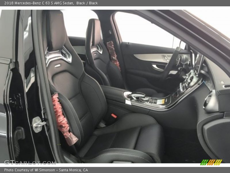 Black / Black 2018 Mercedes-Benz C 63 S AMG Sedan