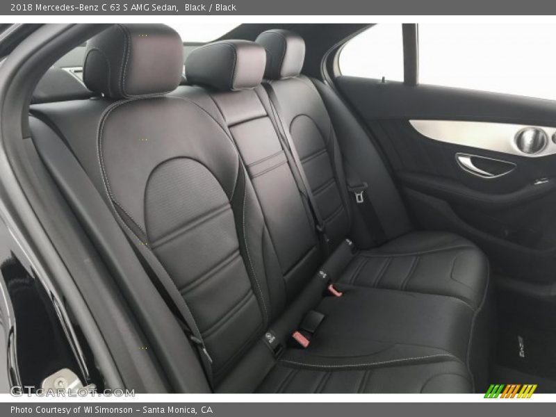 Black / Black 2018 Mercedes-Benz C 63 S AMG Sedan