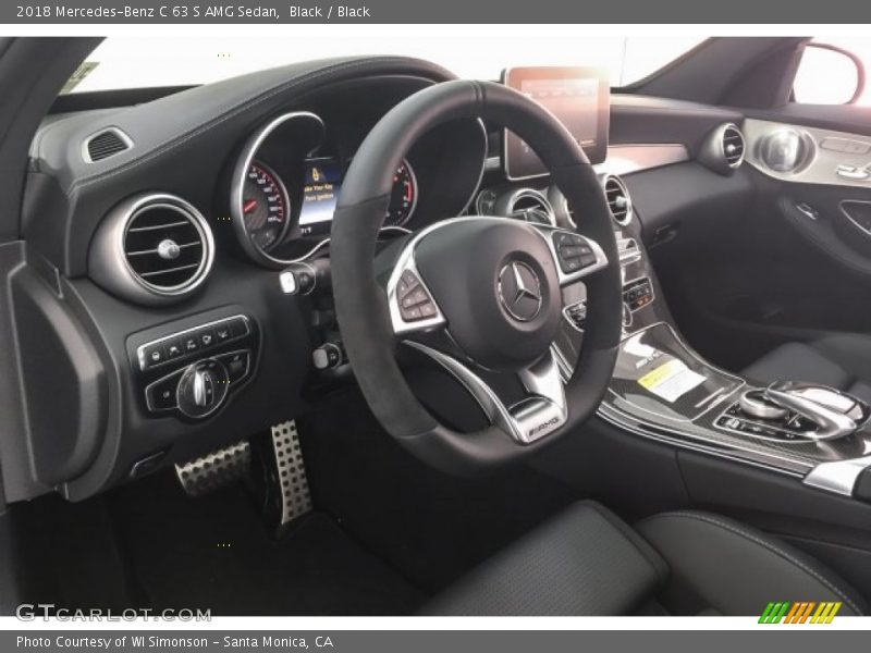 Black / Black 2018 Mercedes-Benz C 63 S AMG Sedan
