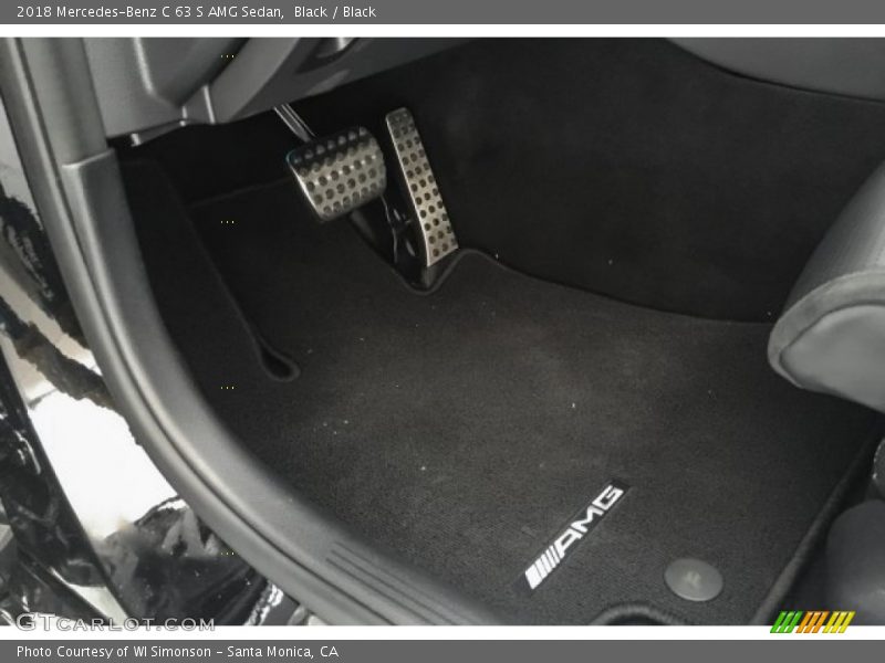Black / Black 2018 Mercedes-Benz C 63 S AMG Sedan