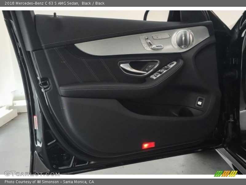 Black / Black 2018 Mercedes-Benz C 63 S AMG Sedan