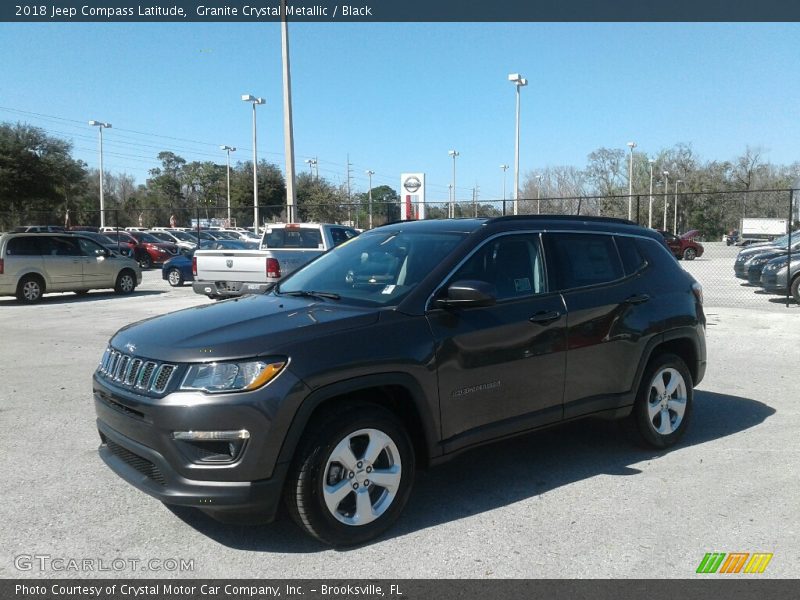 Granite Crystal Metallic / Black 2018 Jeep Compass Latitude