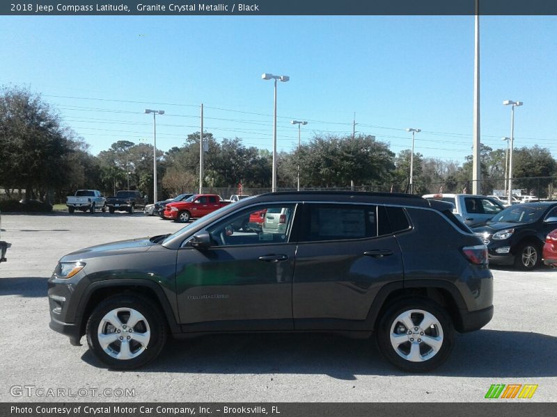 Granite Crystal Metallic / Black 2018 Jeep Compass Latitude