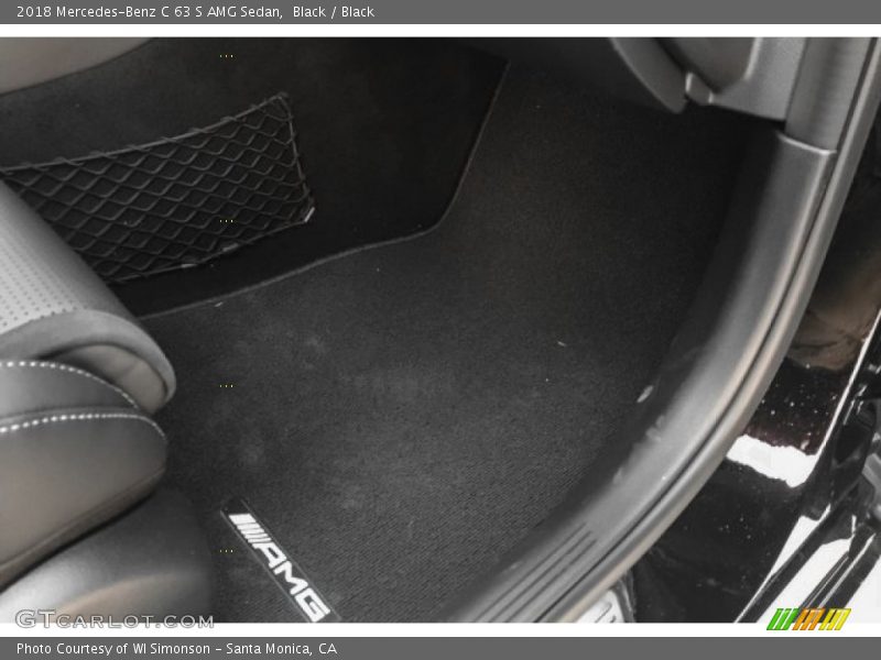 Black / Black 2018 Mercedes-Benz C 63 S AMG Sedan