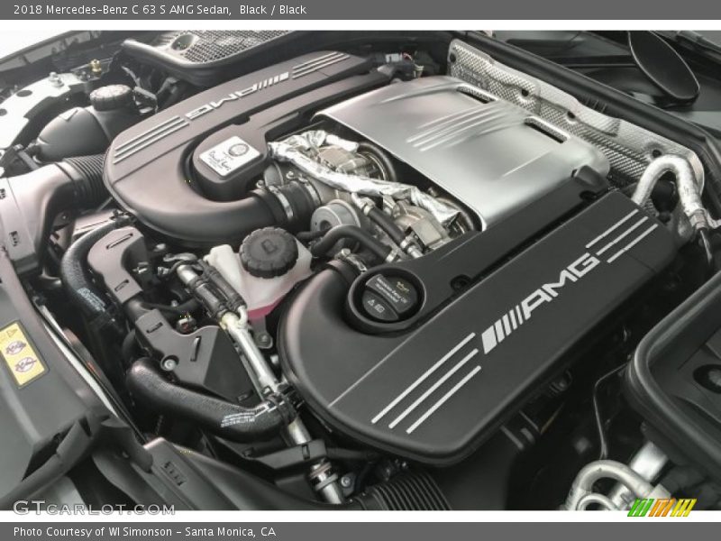 Black / Black 2018 Mercedes-Benz C 63 S AMG Sedan