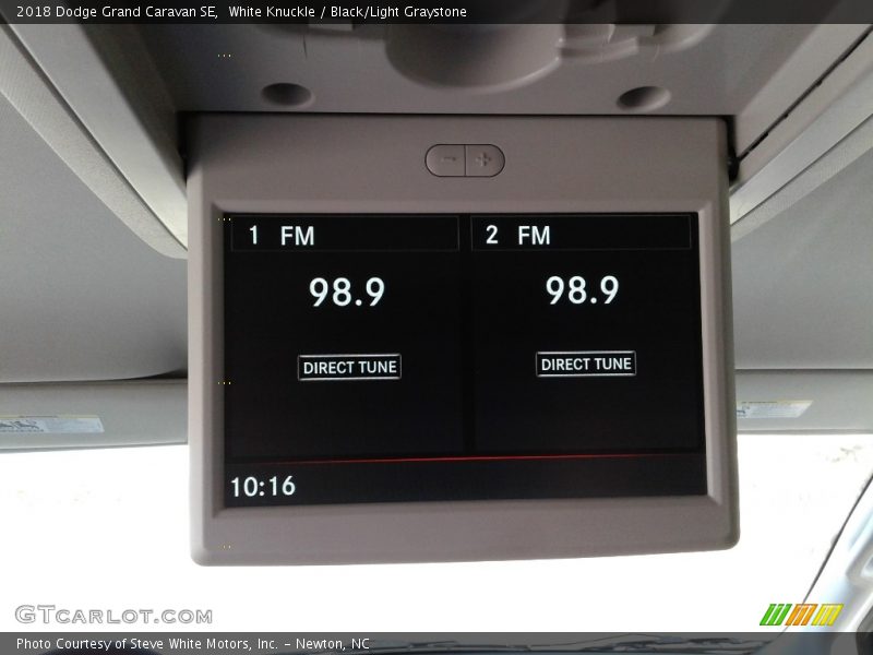 White Knuckle / Black/Light Graystone 2018 Dodge Grand Caravan SE