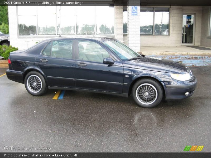 Midnight Blue / Warm Beige 2001 Saab 9-5 Sedan