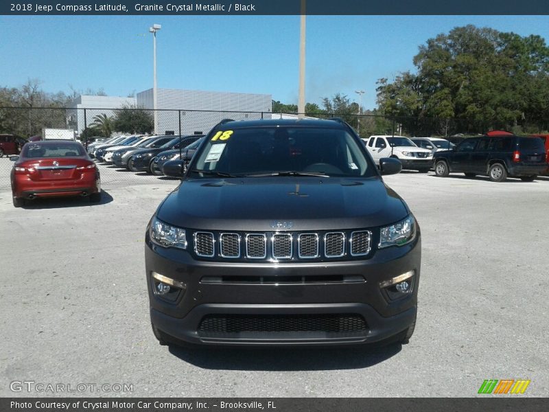 Granite Crystal Metallic / Black 2018 Jeep Compass Latitude