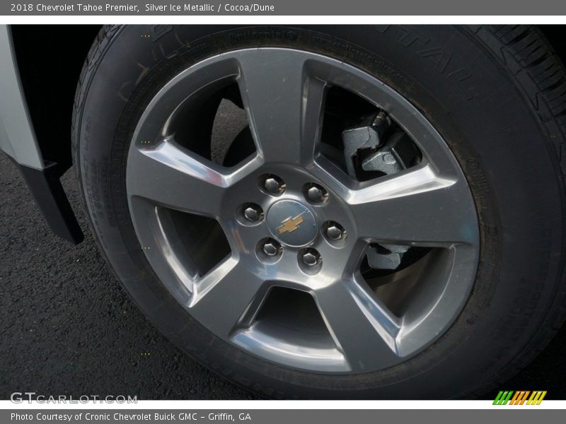 Silver Ice Metallic / Cocoa/Dune 2018 Chevrolet Tahoe Premier