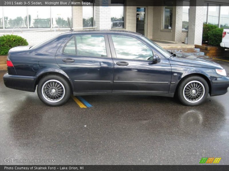 Midnight Blue / Warm Beige 2001 Saab 9-5 Sedan