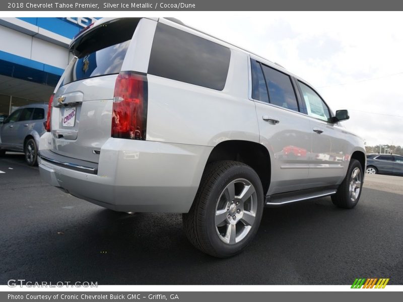 Silver Ice Metallic / Cocoa/Dune 2018 Chevrolet Tahoe Premier