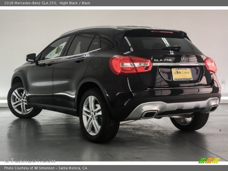 Night Black / Black 2018 Mercedes-Benz GLA 250