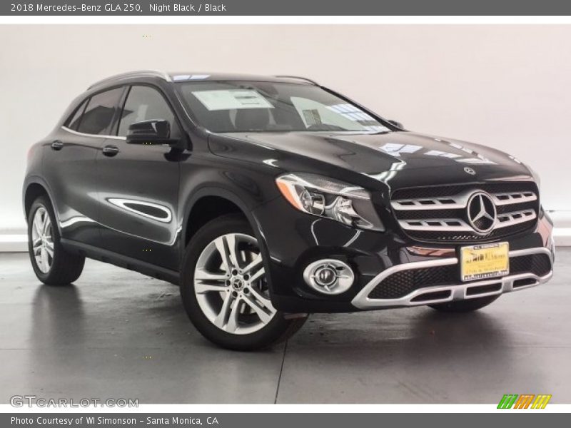 Night Black / Black 2018 Mercedes-Benz GLA 250
