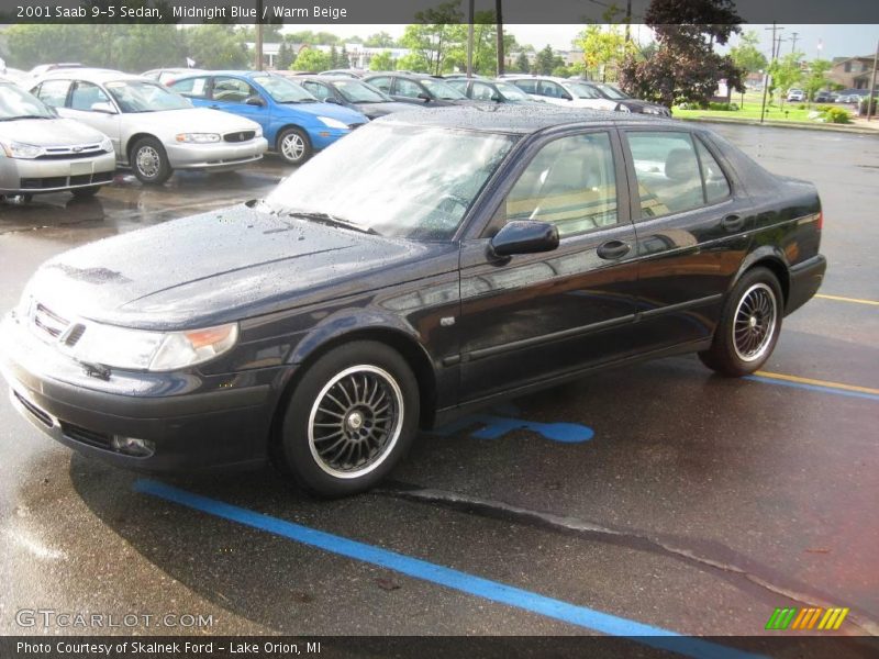 Midnight Blue / Warm Beige 2001 Saab 9-5 Sedan