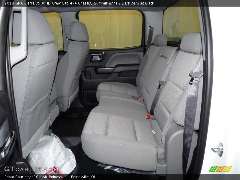 Summit White / Dark Ash/Jet Black 2018 GMC Sierra 3500HD Crew Cab 4x4 Chassis
