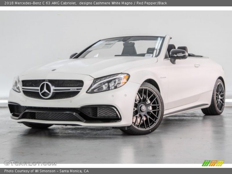 Front 3/4 View of 2018 C 63 AMG Cabriolet