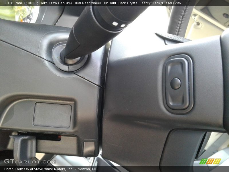 Brilliant Black Crystal Pearl / Black/Diesel Gray 2018 Ram 3500 Big Horn Crew Cab 4x4 Dual Rear Wheel