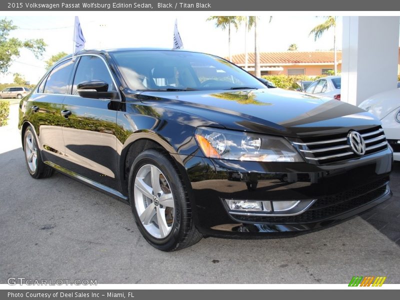 Black / Titan Black 2015 Volkswagen Passat Wolfsburg Edition Sedan