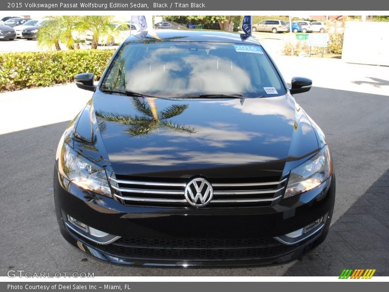 Black / Titan Black 2015 Volkswagen Passat Wolfsburg Edition Sedan