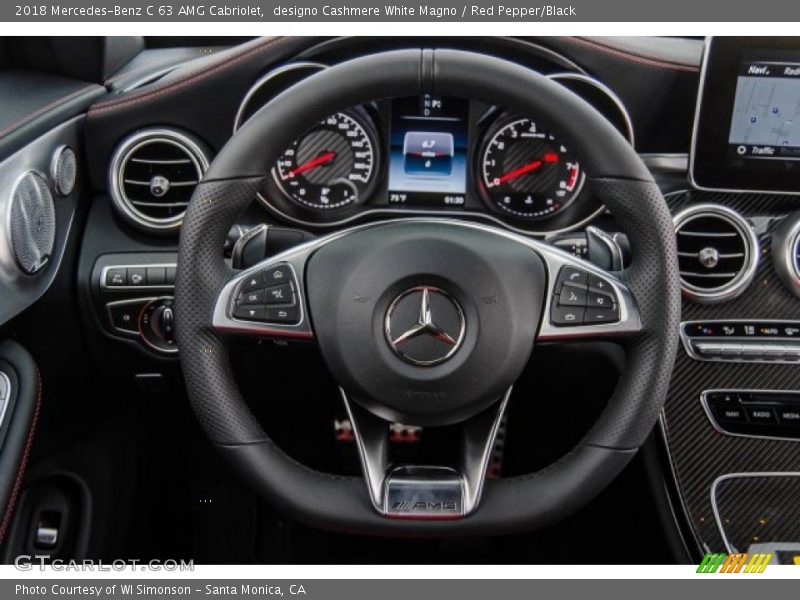 2018 C 63 AMG Cabriolet Steering Wheel