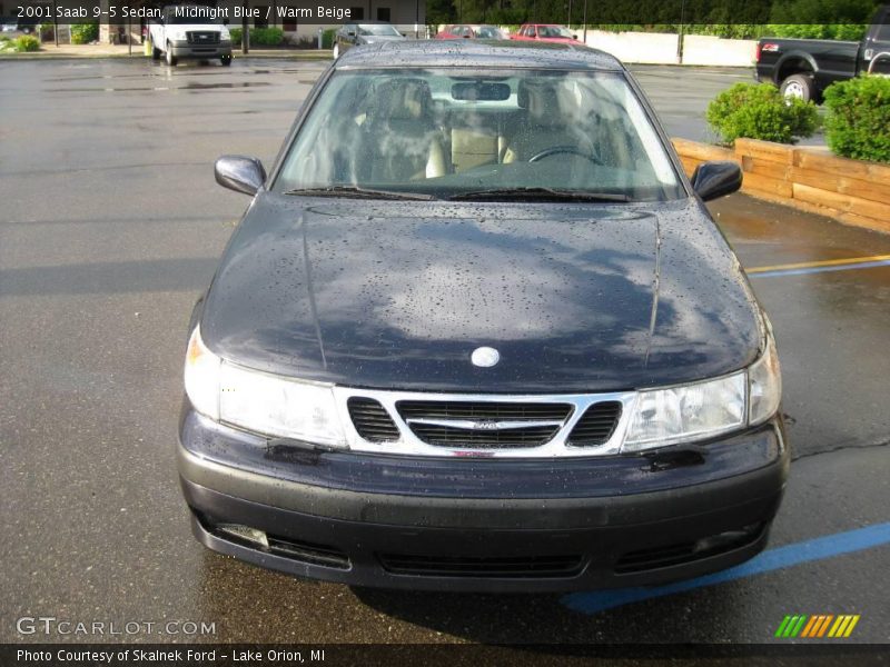 Midnight Blue / Warm Beige 2001 Saab 9-5 Sedan