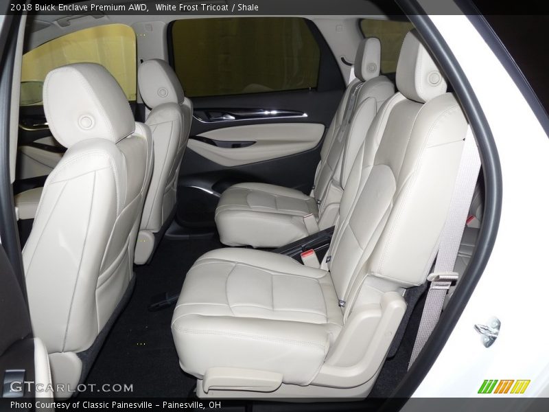 White Frost Tricoat / Shale 2018 Buick Enclave Premium AWD