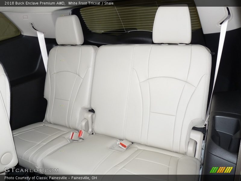 White Frost Tricoat / Shale 2018 Buick Enclave Premium AWD