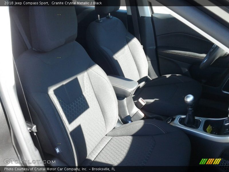 Granite Crystal Metallic / Black 2018 Jeep Compass Sport