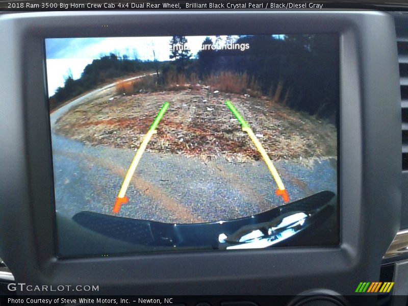 Brilliant Black Crystal Pearl / Black/Diesel Gray 2018 Ram 3500 Big Horn Crew Cab 4x4 Dual Rear Wheel