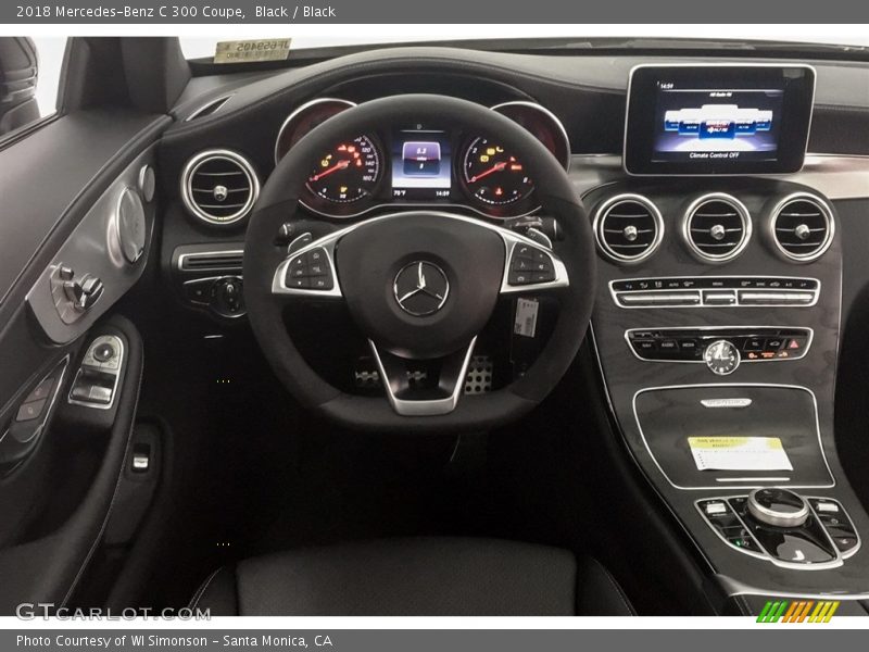 Black / Black 2018 Mercedes-Benz C 300 Coupe