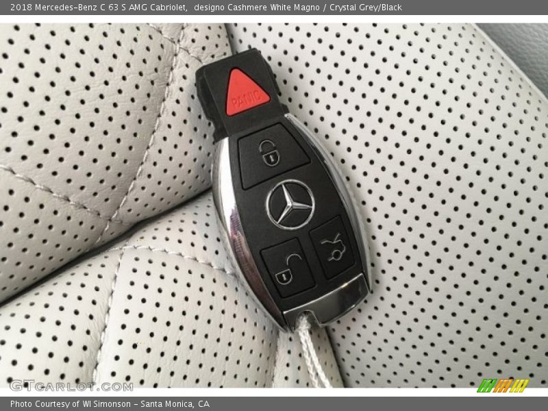 Keys of 2018 C 63 S AMG Cabriolet