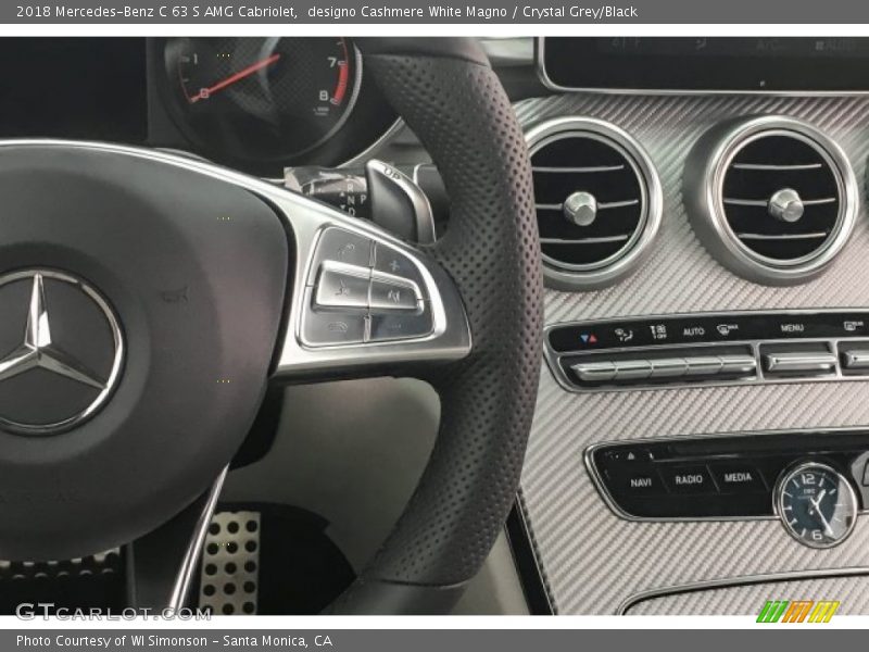 Controls of 2018 C 63 S AMG Cabriolet