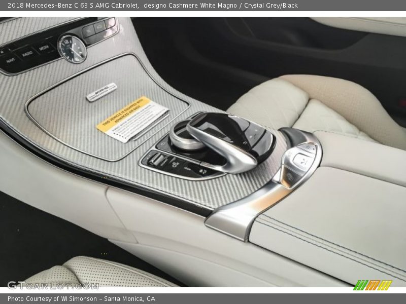 Controls of 2018 C 63 S AMG Cabriolet