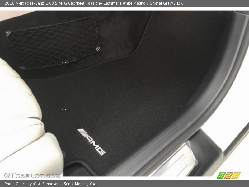 designo Cashmere White Magno / Crystal Grey/Black 2018 Mercedes-Benz C 63 S AMG Cabriolet