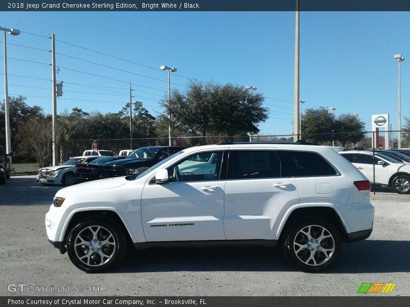 Bright White / Black 2018 Jeep Grand Cherokee Sterling Edition