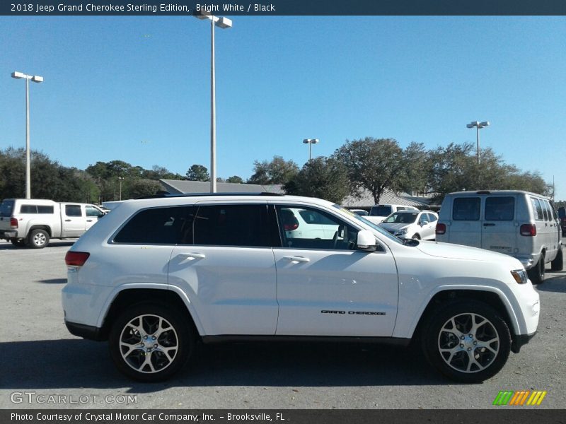 Bright White / Black 2018 Jeep Grand Cherokee Sterling Edition