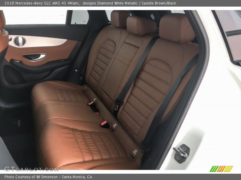 designo Diamond White Metallic / Saddle Brown/Black 2018 Mercedes-Benz GLC AMG 43 4Matic
