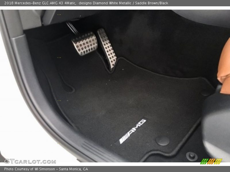 designo Diamond White Metallic / Saddle Brown/Black 2018 Mercedes-Benz GLC AMG 43 4Matic