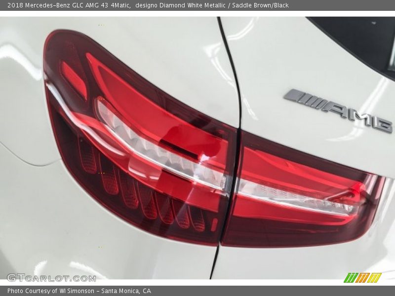designo Diamond White Metallic / Saddle Brown/Black 2018 Mercedes-Benz GLC AMG 43 4Matic