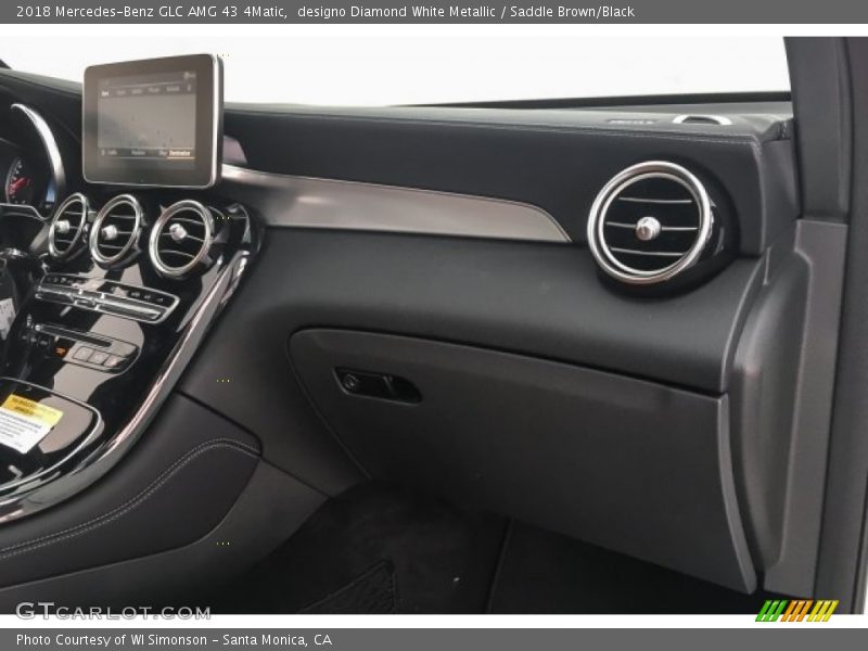 designo Diamond White Metallic / Saddle Brown/Black 2018 Mercedes-Benz GLC AMG 43 4Matic