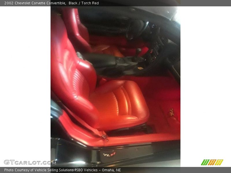 Black / Torch Red 2002 Chevrolet Corvette Convertible