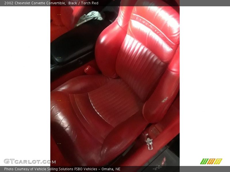 Black / Torch Red 2002 Chevrolet Corvette Convertible