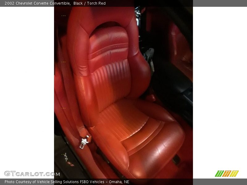 Black / Torch Red 2002 Chevrolet Corvette Convertible