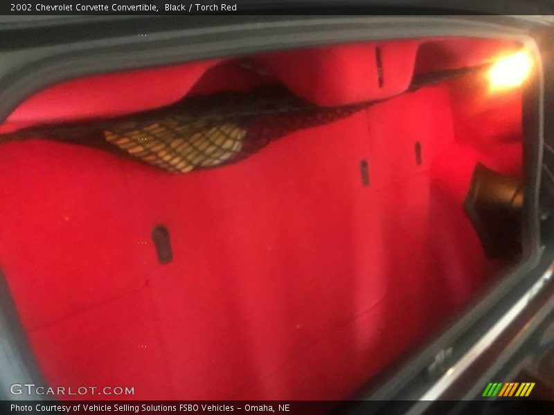 Black / Torch Red 2002 Chevrolet Corvette Convertible