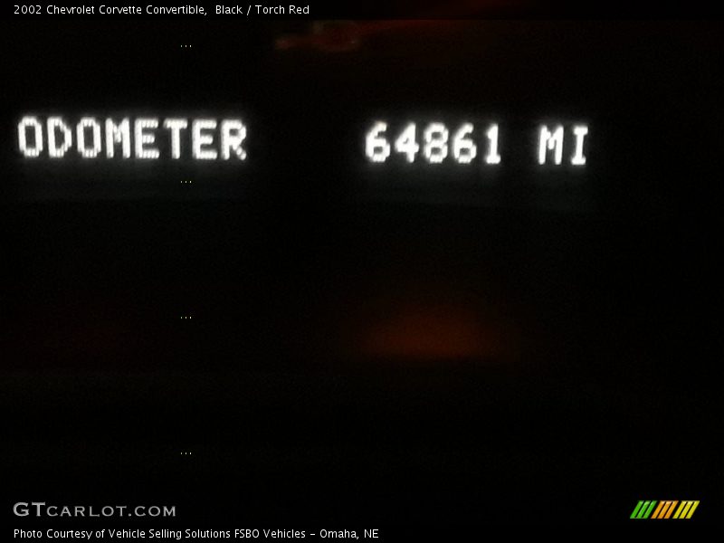 Black / Torch Red 2002 Chevrolet Corvette Convertible